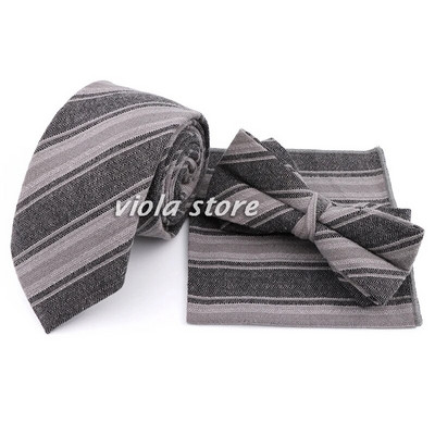 Modes rūtains svītrains kokvilnas 7 cm kaklasaites komplekts tauriņš, sarkans brūns, haki krāsas jauno vīriešu kāzu ballītes brīvā laika uzvalks Cravat dāvanu aksesuārs