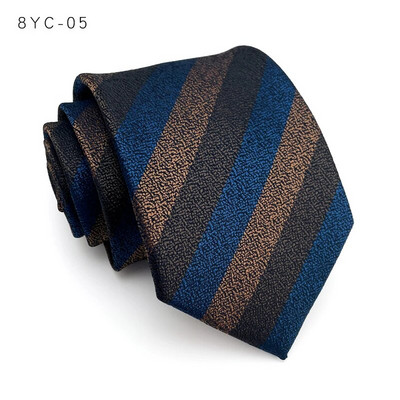 VEEKTIE Марка Maillard Style Color Vintage раирани 8CM вратовръзки за мъже Classic Check Floral Brown Black Retro Business Formal