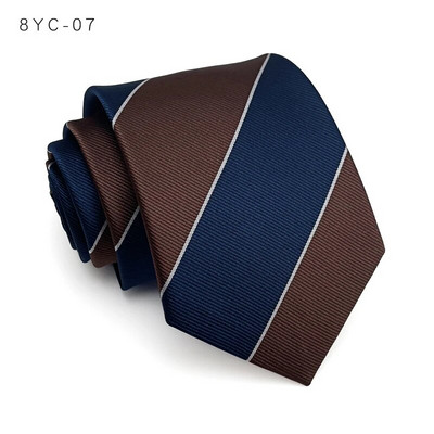 VEEKTIE Марка Maillard Style Color Vintage раирани 8CM вратовръзки за мъже Classic Check Floral Brown Black Retro Business Formal