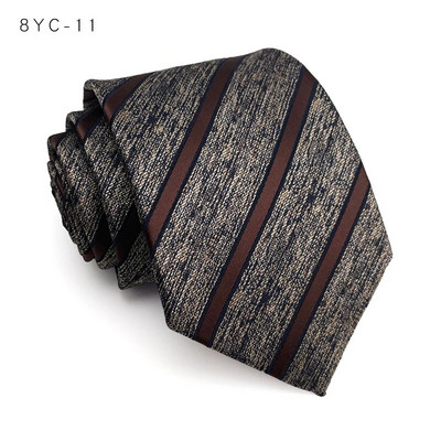 VEEKTIE Марка Maillard Style Color Vintage раирани 8CM вратовръзки за мъже Classic Check Floral Brown Black Retro Business Formal