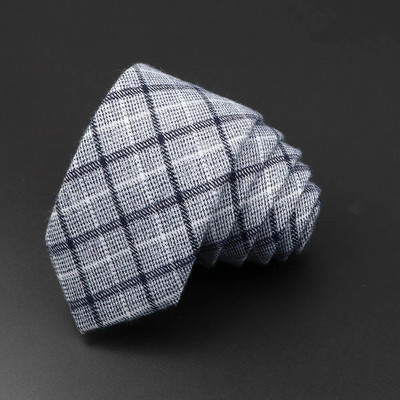 Klasisks melns pelēks rūtains kokvilnas kaklasaite 6 cm, tievs modes šaurs kaklasaite vīriešu smokings, uzvalks ballītei, biznesa ikdienas aksesuārs, mugursoma, dāvana