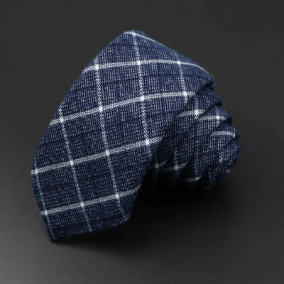 Klasisks melns pelēks rūtains kokvilnas kaklasaite 6 cm, tievs modes šaurs kaklasaite vīriešu smokings, uzvalks ballītei, biznesa ikdienas aksesuārs, mugursoma, dāvana