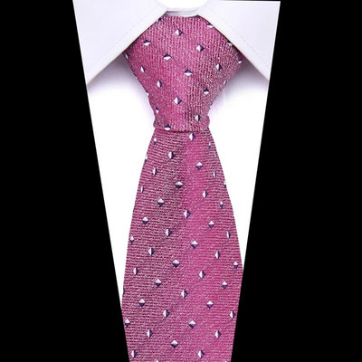 Kaklasaite Vīriešiem Gravatas Augstākā pakāpe 7,5 cm 160 Krāsas Kakls Tie hombre Apdrukāts Formāls Apģērbs Rozā Tēva diena