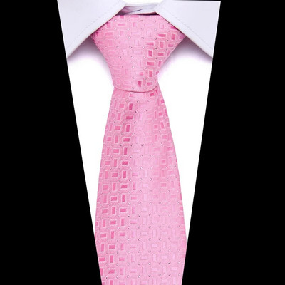 Kaklasaite Vīriešiem Gravatas Augstākā pakāpe 7,5 cm 160 Krāsas Kakls Tie hombre Apdrukāts Formāls Apģērbs Rozā Tēva diena