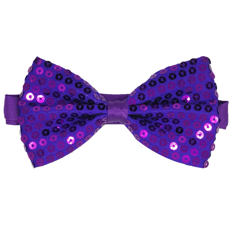Sequin Bead kaklasaite Bow vienkrāsains kaklasaite atstarojošs plāksteris Bowtie Stage Performance Magic Performance ballīšu apģērbu aksesuāri