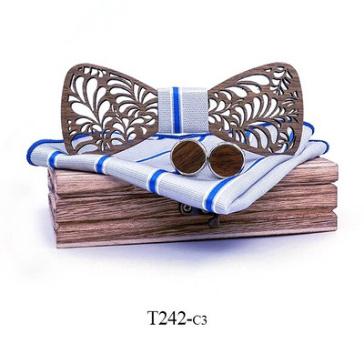 Puidust kikilipsud meestele Meeste puuvillased kikilipsud Gravatas Corbatas Business Butterfly Cravat lips peoks pulmadeks Puidust lipsud T242