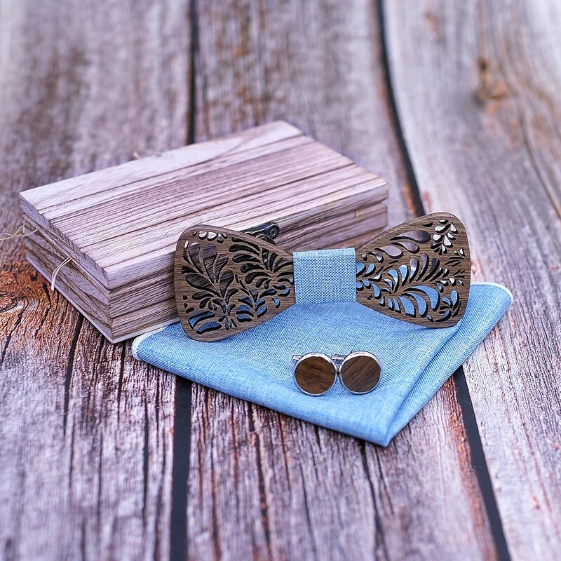 Koka tauriņi vīriešiem Vīriešu kokvilnas tauriņi Gravatas Corbatas Biznesa tauriņa kaklasaites ballītēm kāzu koka kaklasaites T242