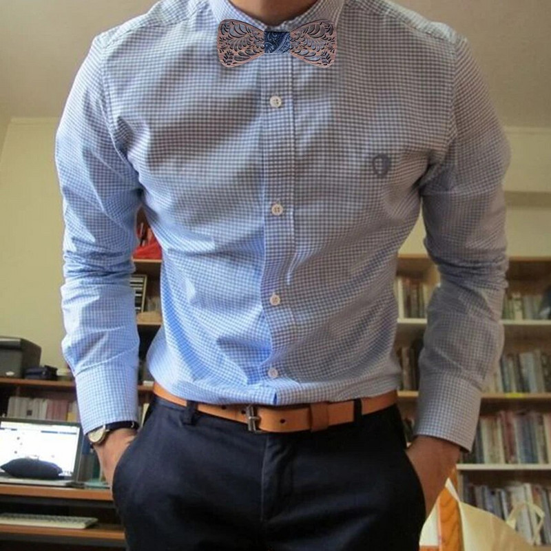 Koka tauriņi vīriešiem Vīriešu kokvilnas tauriņi Gravatas Corbatas Biznesa tauriņa kaklasaites ballītēm kāzu koka kaklasaites T242