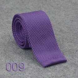 HUISHI Slim fashion Cravate tricotate pentru bărbați 5,5 cm pline Negru Alb Gri Albastru Bordeaux Cravată tricotate