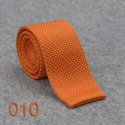 HUISHI Slim fashion Cravate tricotate pentru bărbați 5,5 cm pline Negru Alb Gri Albastru Bordeaux Cravată tricotate