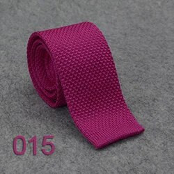 HUISHI Slim fashion Cravate tricotate pentru bărbați 5,5 cm pline Negru Alb Gri Albastru Bordeaux Cravată tricotate