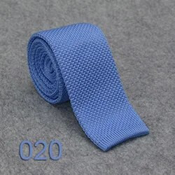 HUISHI Slim fashion Cravate tricotate pentru bărbați 5,5 cm pline Negru Alb Gri Albastru Bordeaux Cravată tricotate