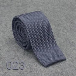 HUISHI Slim fashion Cravate tricotate pentru bărbați 5,5 cm pline Negru Alb Gri Albastru Bordeaux Cravată tricotate