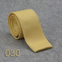 HUISHI Slim fashion Cravate tricotate pentru bărbați 5,5 cm pline Negru Alb Gri Albastru Bordeaux Cravată tricotate