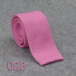 HUISHI Slim fashion Cravate tricotate pentru bărbați 5,5 cm pline Negru Alb Gri Albastru Bordeaux Cravată tricotate