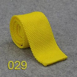 HUISHI Slim fashion Cravate tricotate pentru bărbați 5,5 cm pline Negru Alb Gri Albastru Bordeaux Cravată tricotate