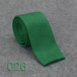 HUISHI Slim fashion Cravate tricotate pentru bărbați 5,5 cm pline Negru Alb Gri Albastru Bordeaux Cravată tricotate