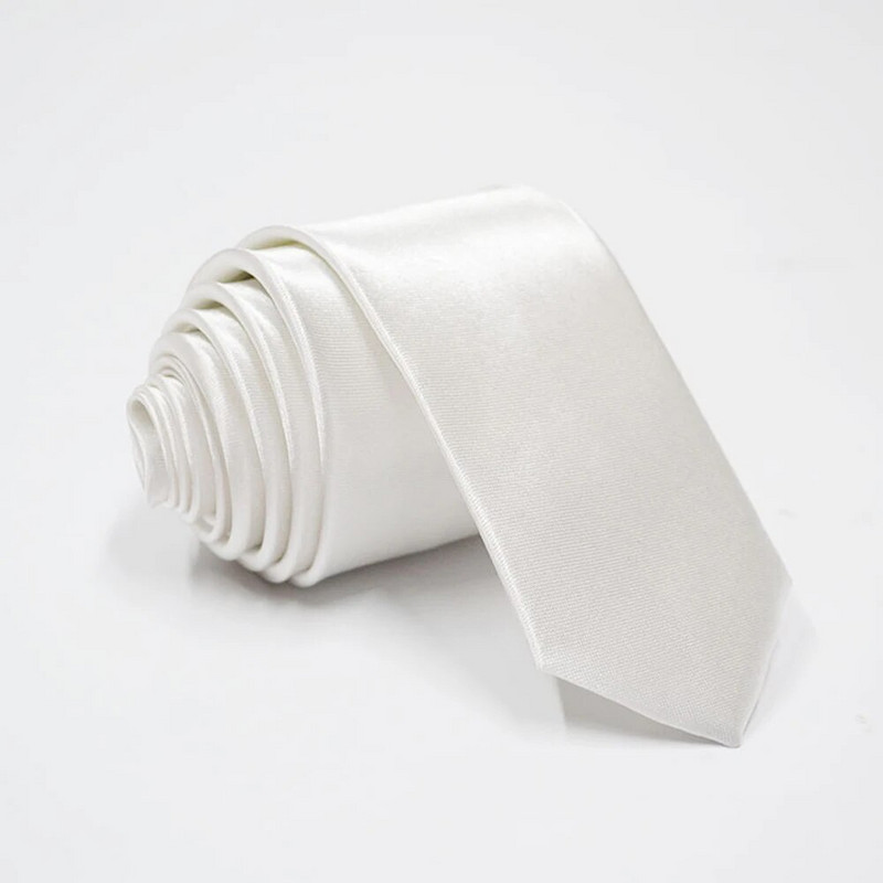 HUISHI kaklasaite vīriešiem tievs kaklasaite vienkrāsains kaklasaite poliestera šaura kaklasaite 5cm platums 38 krāsas zils zelta ballīte formālas kaklasaites modes