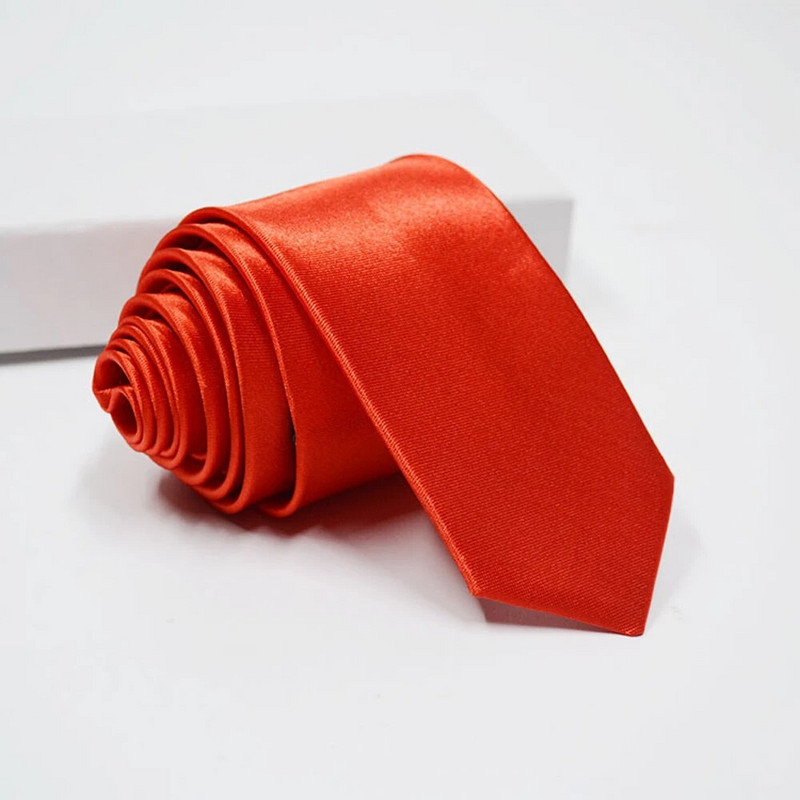 HUISHI kaklasaite vīriešiem tievs kaklasaite vienkrāsains kaklasaite poliestera šaura kaklasaite 5cm platums 38 krāsas zils zelta ballīte formālas kaklasaites modes