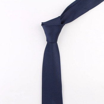 Официална тесна вратовръзка с размер 2,5 инча Младоженец Джентълмен Тесни вратовръзки Мъжки сватбени партита Полиестер Gravata 6 см ширина