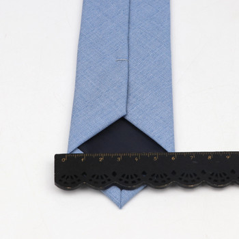 Υψηλής ποσότητας Γραβάτες από ίνες μπαμπού για άντρες Λεπτή γραβάτα μονόχρωμη Γραβάτα από ίνες μπαμπού Στενή Cravat 6cm πλάτος 15 χρώματα