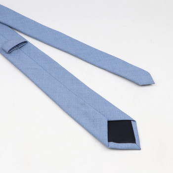 Голямо количество вратовръзки от бамбукови влакна за мъже Тънка вратовръзка Едноцветна вратовръзка Тесен крават от бамбукови влакна 6 см ширина 15 цвята