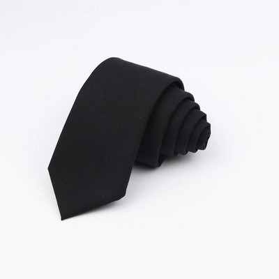 Liela daudzuma bambusa šķiedras kaklasaites vīriešiem Slim kaklasaite vienkrāsains kaklasaite Bambusa šķiedra Šaura Cravat 6cm platums 15 krāsas