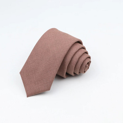 Liela daudzuma bambusa šķiedras kaklasaites vīriešiem Slim kaklasaite vienkrāsains kaklasaite Bambusa šķiedra Šaura Cravat 6cm platums 15 krāsas