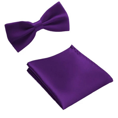 Set de 2 bucăți BĂRBAȚI ADULTI Papionițe colorate Accesorii pentru batistă de afaceri de cravată Cravată de buzunar pentru nuntă NOU Petrecere FB141