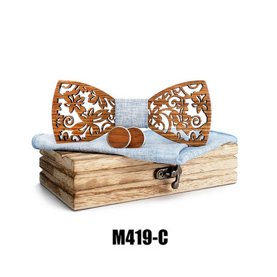 Kāzu tauriņi Koka tauriņi Vīriešiem Kokvilnas tauriņi Gravatas Corbatas Business Butterfly Cravat kaklasaite ballītei