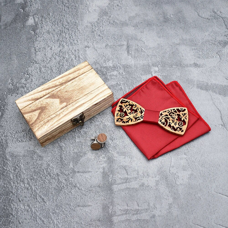 Kāzu tauriņi Koka tauriņi Vīriešiem Kokvilnas tauriņi Gravatas Corbatas Business Butterfly Cravat kaklasaite ballītei