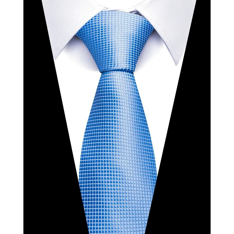 Kaklasaite vīriešiem Jaunākā dizaina rūpnīcas izpārdošana Karstā izpārdošana 7,5 cm kaklasaite Dzeltens rūtains krekls Aksesuāri Vīrieša Ābrahama Linkolna dzimšanas diena