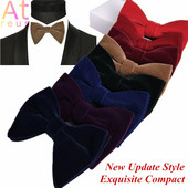 Uued peened kompaktsed sarvest kikilipsud, istutatud sametist kikilips, naistele meestele peigmehele pulmakink matus, pidulik riietus, aksessuaar kingitus