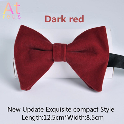 Uued peened kompaktsed sarvest kikilipsud, istutatud sametist kikilips, naistele meestele peigmehele pulmakink matus, pidulik riietus, aksessuaar kingitus