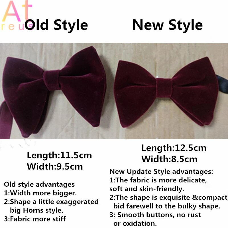 Uued peened kompaktsed sarvest kikilipsud, istutatud sametist kikilips, naistele meestele peigmehele pulmakink matus, pidulik riietus, aksessuaar kingitus