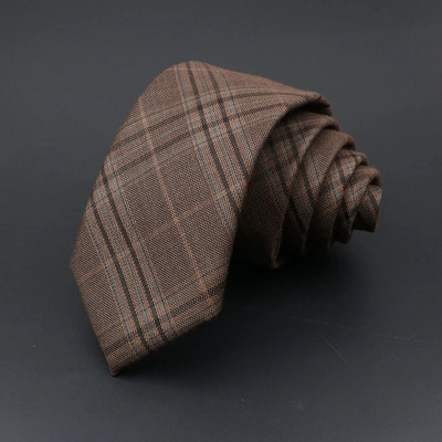 Vīriešu kaklasaites Klasiska žakarda svītraina rūtainā kaklasaite 6cm šauras kaklasaites poliestera šaura apkakle, tērps krekls kaklasaite aksesuāri dāvana