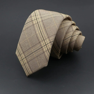 Vīriešu kaklasaites Klasiska žakarda svītraina rūtainā kaklasaite 6cm šauras kaklasaites poliestera šaura apkakle, tērps krekls kaklasaite aksesuāri dāvana