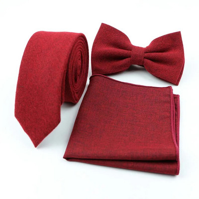 Vīriešu dizaineru tievs vienkrāsains kabatas kvadrātveida kabatlakats tauriņš tauriņš kaklasaišu komplekts