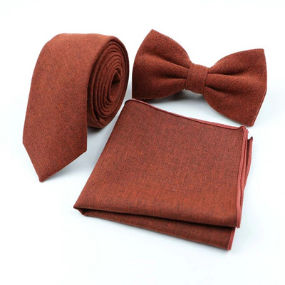 Vīriešu dizaineru tievs vienkrāsains kabatas kvadrātveida kabatlakats tauriņš tauriņš kaklasaišu komplekts