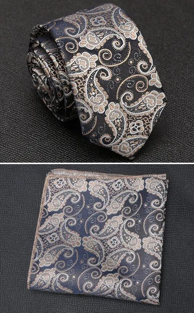 XGVOKH vīriešu kaklasaites komplekts Modes kāzu kaklasaites vīriešiem Hanky kaklasaite Dot svītrainām Gravata žakarda kaklasaites saviesīgie ballīšu aksesuāri