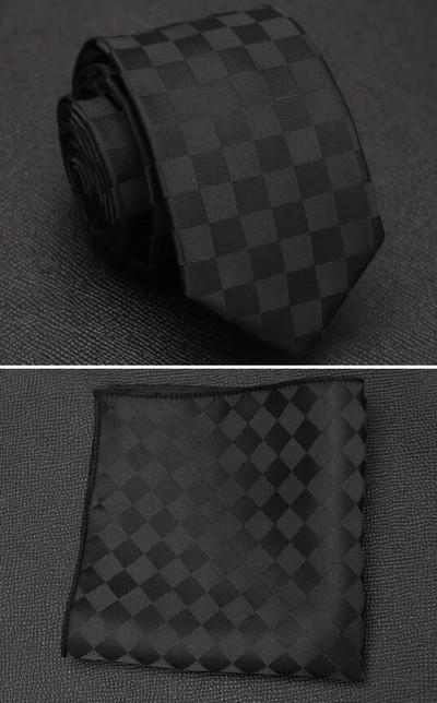 XGVOKH vīriešu kaklasaites komplekts Modes kāzu kaklasaites vīriešiem Hanky kaklasaite Dot svītrainām Gravata žakarda kaklasaites saviesīgie ballīšu aksesuāri