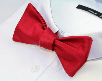 Ricnais Silk Self Παπιγιόν για Ανδρικό Νυφικό Παπιγιόν Κόκκινο μαύρο μασίφ κοστούμι παπιγιόν Γυναικείο αξεσουάρ γραβάτα για επαγγελματικό πάρτι