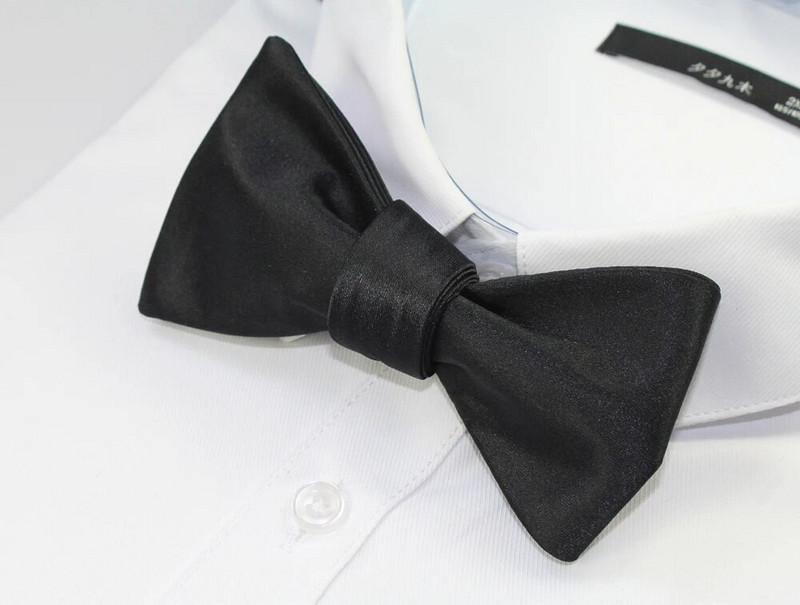 Ricnais Silk Self Παπιγιόν για Ανδρικό Νυφικό Παπιγιόν Κόκκινο μαύρο μασίφ κοστούμι παπιγιόν Γυναικείο αξεσουάρ γραβάτα για επαγγελματικό πάρτι