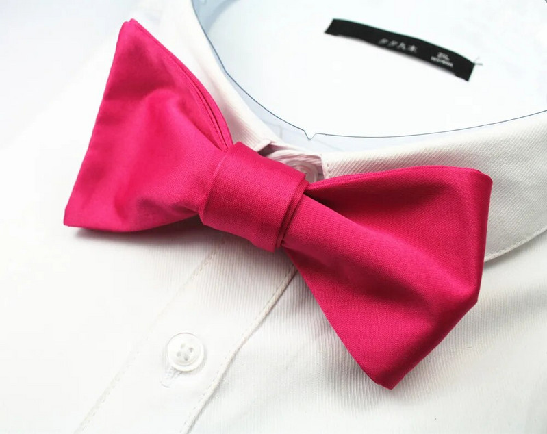 Ricnais Silk Self Παπιγιόν για Ανδρικό Νυφικό Παπιγιόν Κόκκινο μαύρο μασίφ κοστούμι παπιγιόν Γυναικείο αξεσουάρ γραβάτα για επαγγελματικό πάρτι