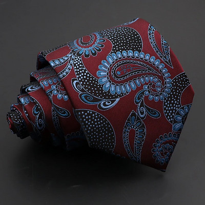 Uudne Paisley Ties Meeste moodne lips 8 cm kaelalips äripulmadeks Lilleline kikilips Peigmehe kaelalips Cravat Kingitused