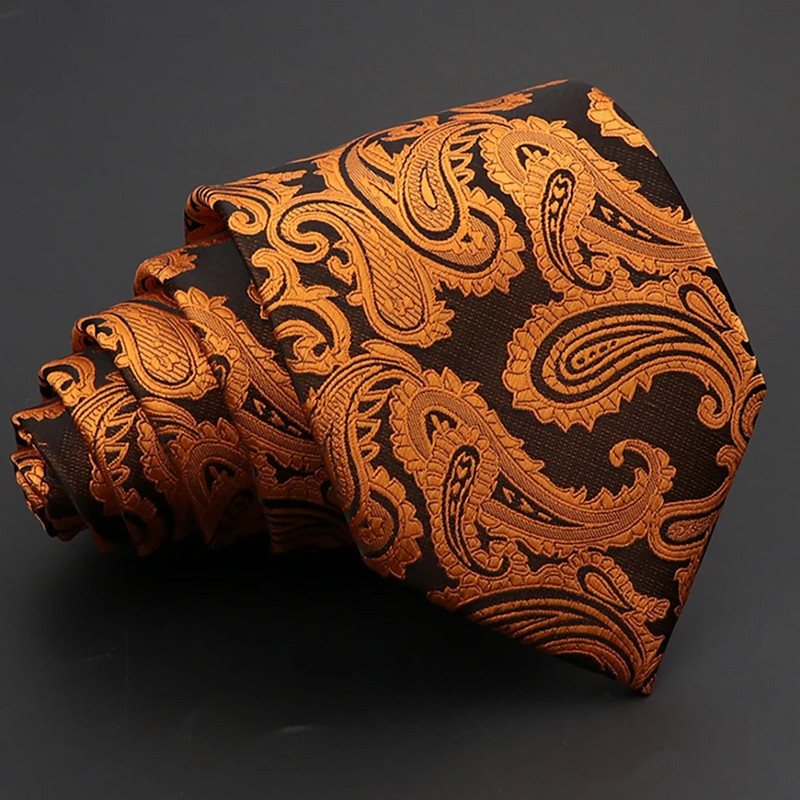 Uudne Paisley Ties Meeste moodne lips 8 cm kaelalips äripulmadeks Lilleline kikilips Peigmehe kaelalips Cravat Kingitused