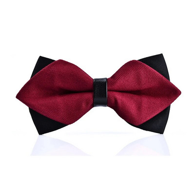 Cele mai noi accesorii pentru bărbați cu nod fluture de înaltă calitate papion cravată roșie neagră costum comercial formal ceremonia de nuntă