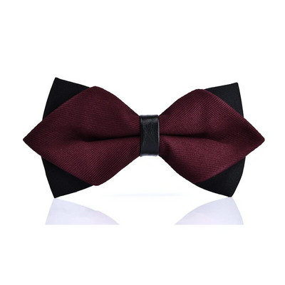 Cele mai noi accesorii pentru bărbați cu nod fluture de înaltă calitate papion cravată roșie neagră costum comercial formal ceremonia de nuntă