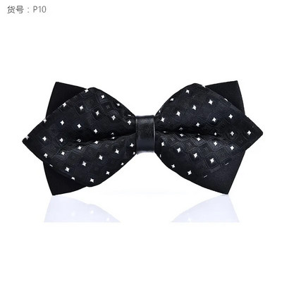 Cele mai noi accesorii pentru bărbați cu nod fluture de înaltă calitate papion cravată roșie neagră costum comercial formal ceremonia de nuntă
