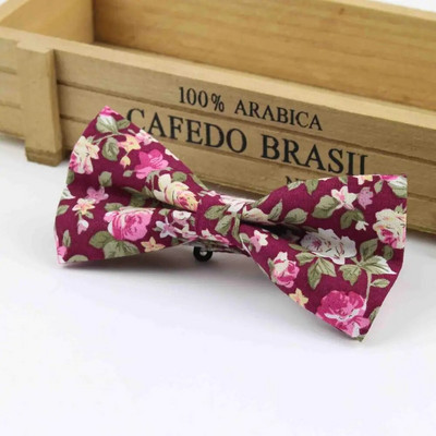 Papioni cu flori pentru bărbați, smoking, bumbac, designer, fluture colorat, flori, trandafir, papion cachetadă, petrecere de nuntă, cravată casual papion